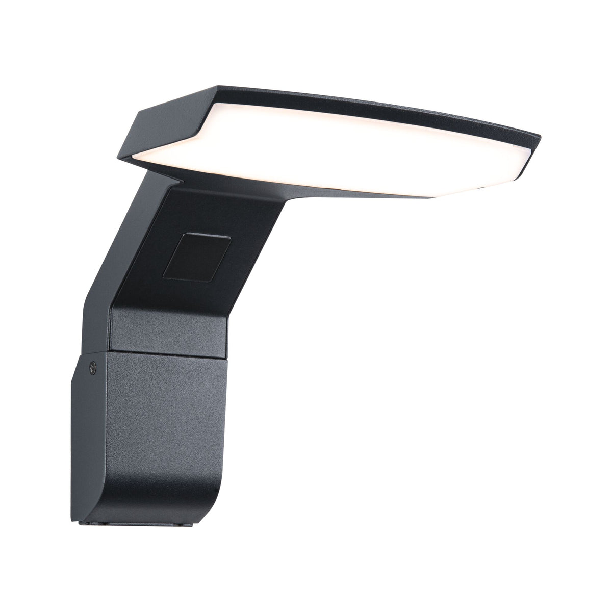 LED Aussenwandleuchte Zenera seewasserresistent IP44 150x194mm 3000K 10W 700lm 230V Anthrazit Metall