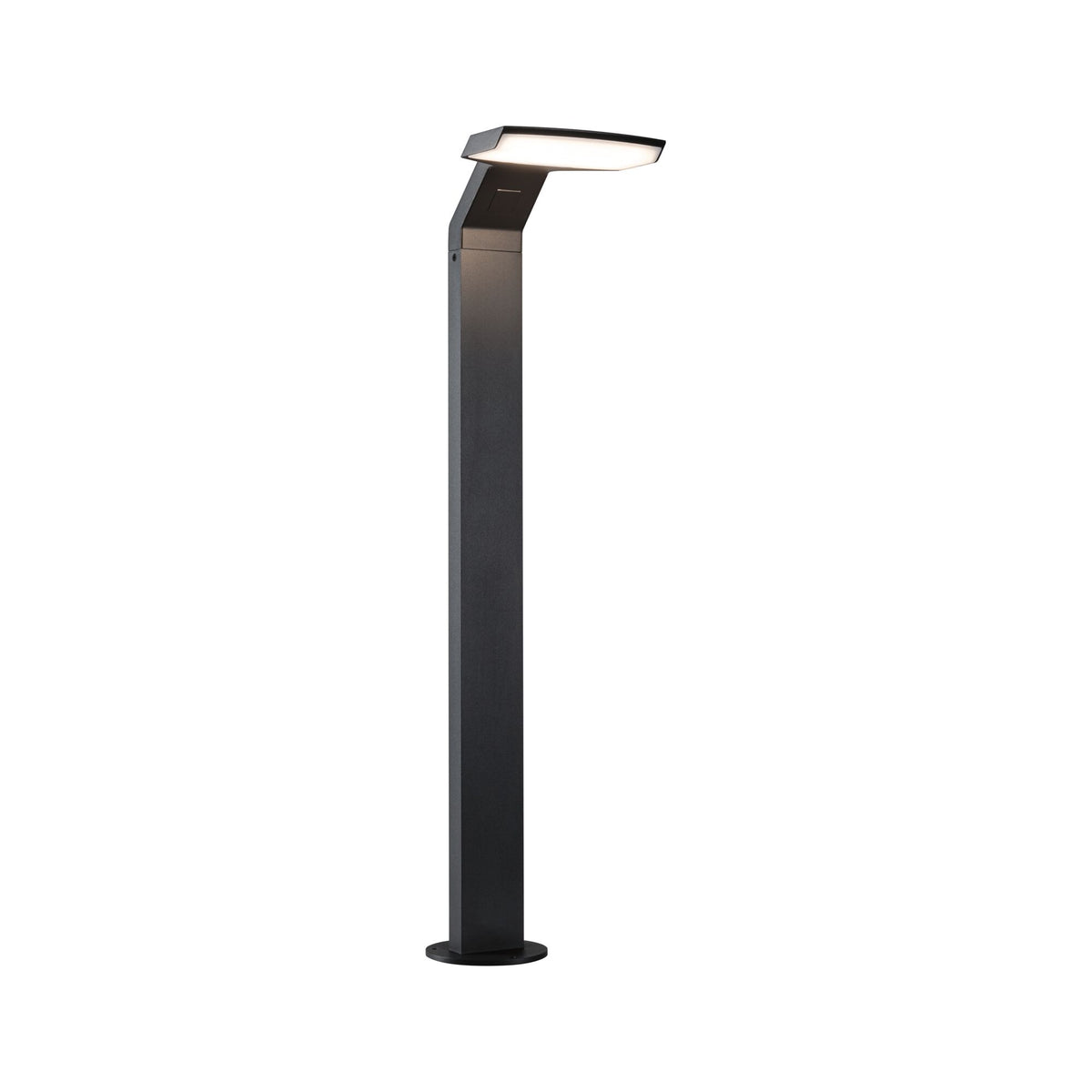 LED Pollerleuchte Zenera seewasserresistent IP44 670mm 3000K 10W 700lm 230V Anthrazit Metall