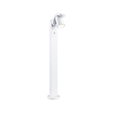 LED Pollerleuchte Cuff Daemmerungsgesteuerter Bewegungsmelder (IR) IP44 782mm 3000K 10W 700lm 230V 70 Grad Weiss Aluminium