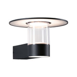 LED Aussenwandleuchte Sienna Daemmerungsgesteuerter Bewegungsmelder (HF) seewasserresistent IP44 212mm 3000K 9W / 3W 500lm / 0lm 230V Anthrazit Aluminium
