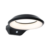 LED Aussenwandleuchte Anela Daemmerungsgesteuerter Bewegungsmelder (IR) IP44 245x309mm 3000K 12,5W 700lm 230V Anthrazit Aluminium