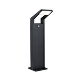 LED Pollerleuchte Juntea Daemmerungsgesteuerter Bewegungsmelder (IR) IP44 585mm 3000K 11W 900lm 230V Anthrazit Aluminium
