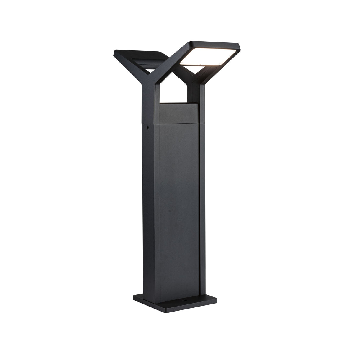LED Pollerleuchte Juntea IP44 585mm 3000K 2x12,5W 2x800lm 230V Anthrazit Aluminium
