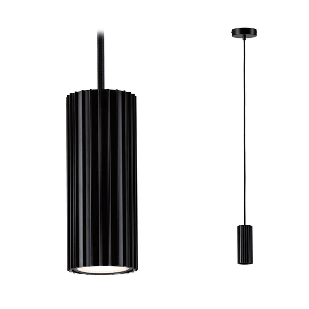 Pendelleuchte Lirena GU10 max. 10W Schwarz matt Metall