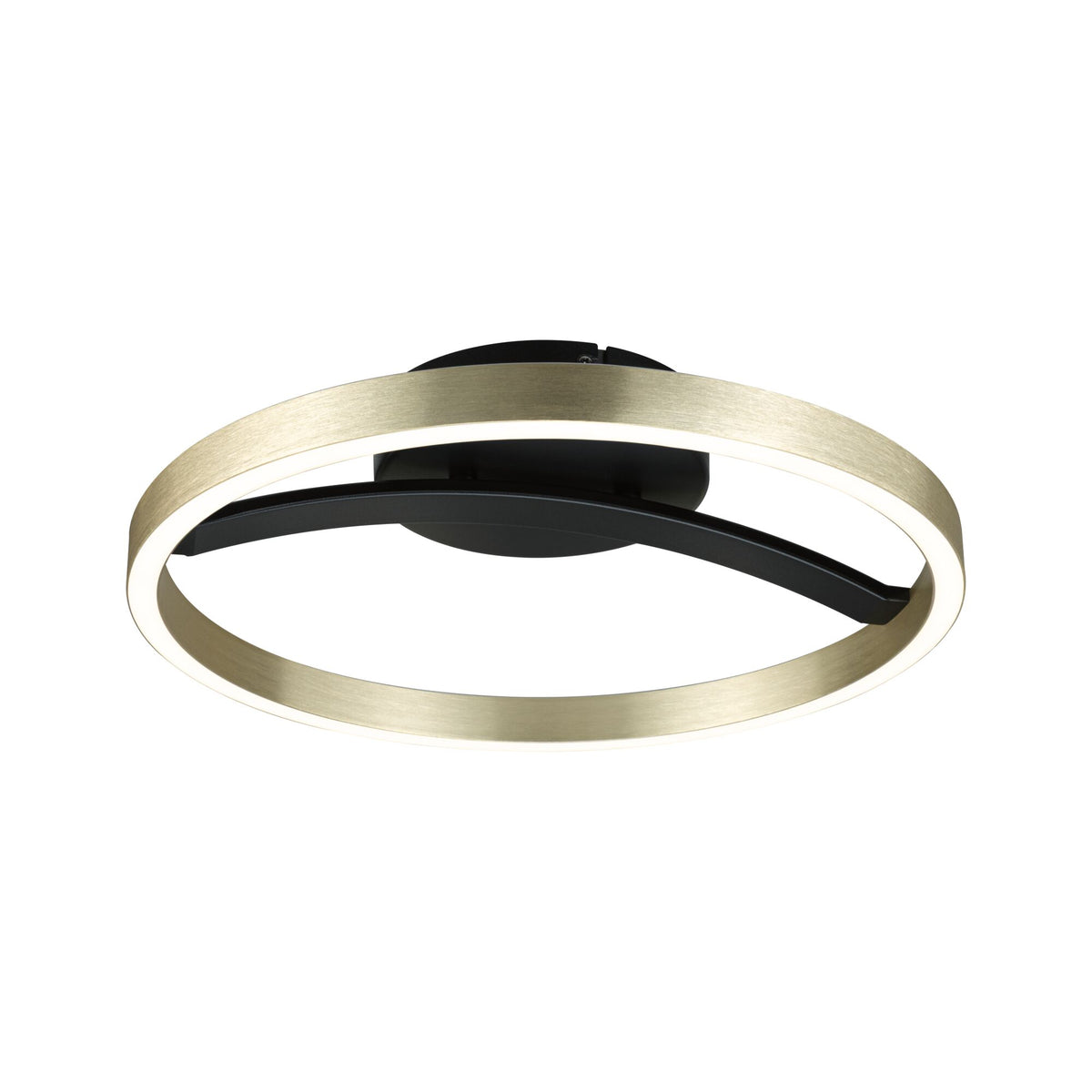 LED Deckenleuchte 3-Step-Dim Melira 2700K 1690lm 230V 24W Schwarz matt/Gold