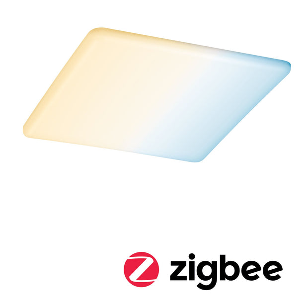 VariFit LED Einbaupanel Smart Home Zigbee 3.0 Veluna IP44 eckig 215x215mm 17W 1300lm Tunable White Satin dimmbar
