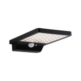 Solar LED Aussenwandleuchte Solveig Bewegungsmelder IP44 3000K 338lm Schwarz