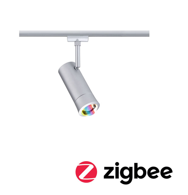 URail Spot Smart Home Zigbee 3.0 Tarie RGBW 230lm 4,5W RGBW+ dimmbar 230V Chrom matt