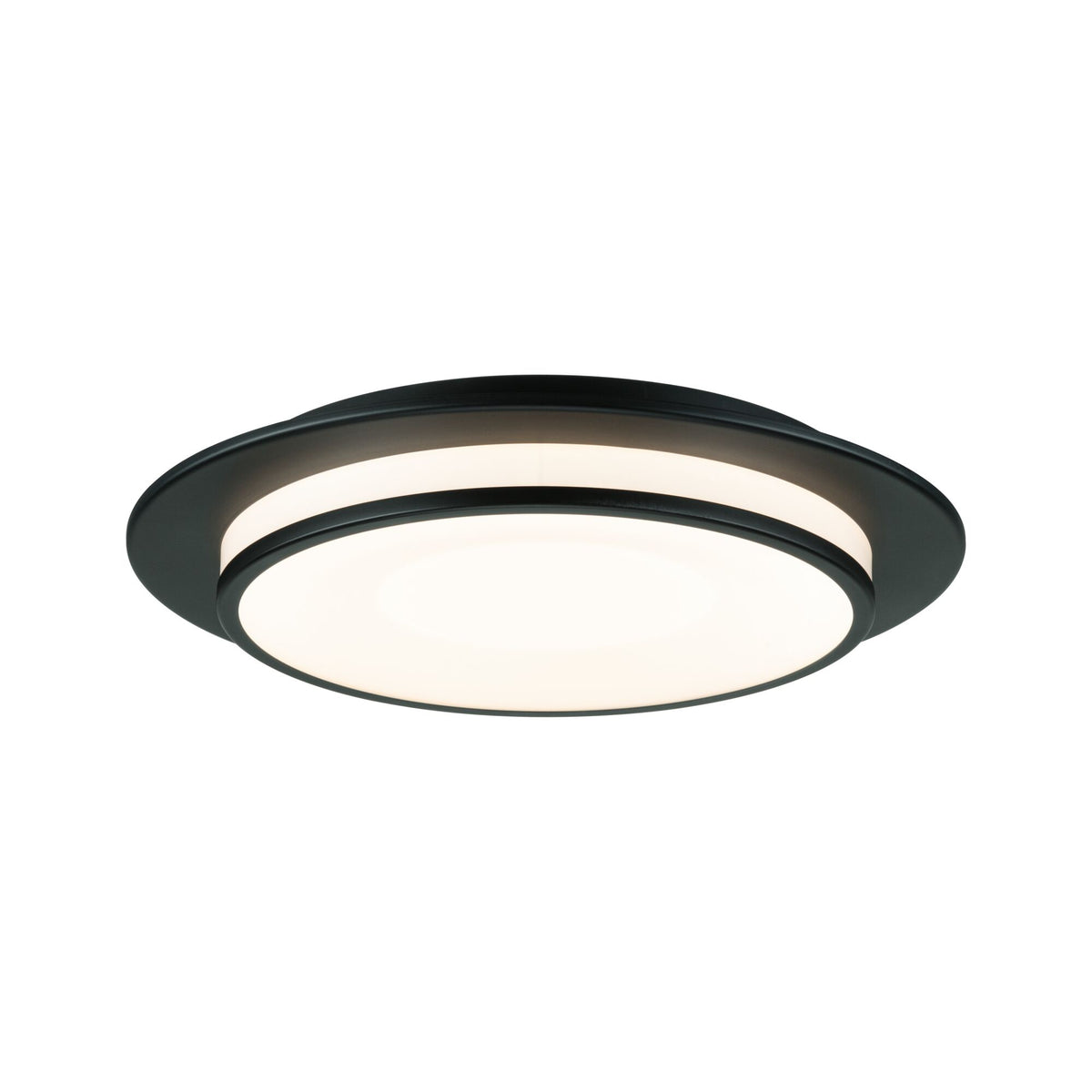 LED Deckenleuchte 3-Step-Dim Egron 2700K 750lm 230V 16W dimmbar Schwarz matt
