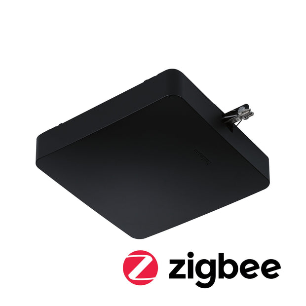 URail Einspeisung Smart Home Zigbee 3.0 Mitte 227x196mm max. 300W Schwarz matt