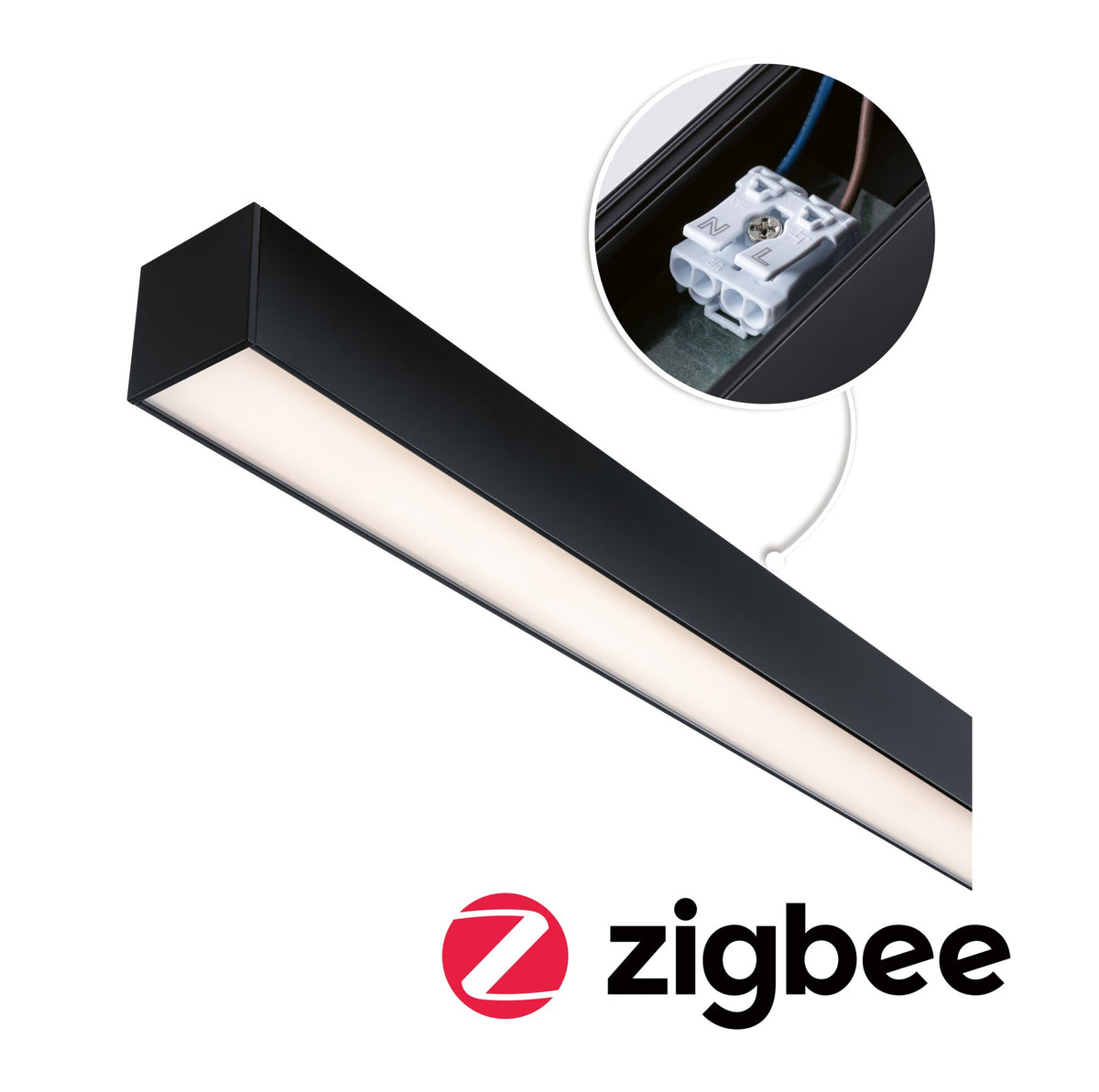Linion Einspeisung Power Channel Zigbee 230/24V 17W Signalschwarz 1m