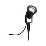 LED Gartenstrahler IP65 rund 92mm 3000K 3,5W 230lm 230V 38 Grad Schwarz Aluminium
