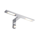 Galeria LED Spiegelleuchte Hook IP44 2700K 2x280lm 230V 2x3,2W Chrom