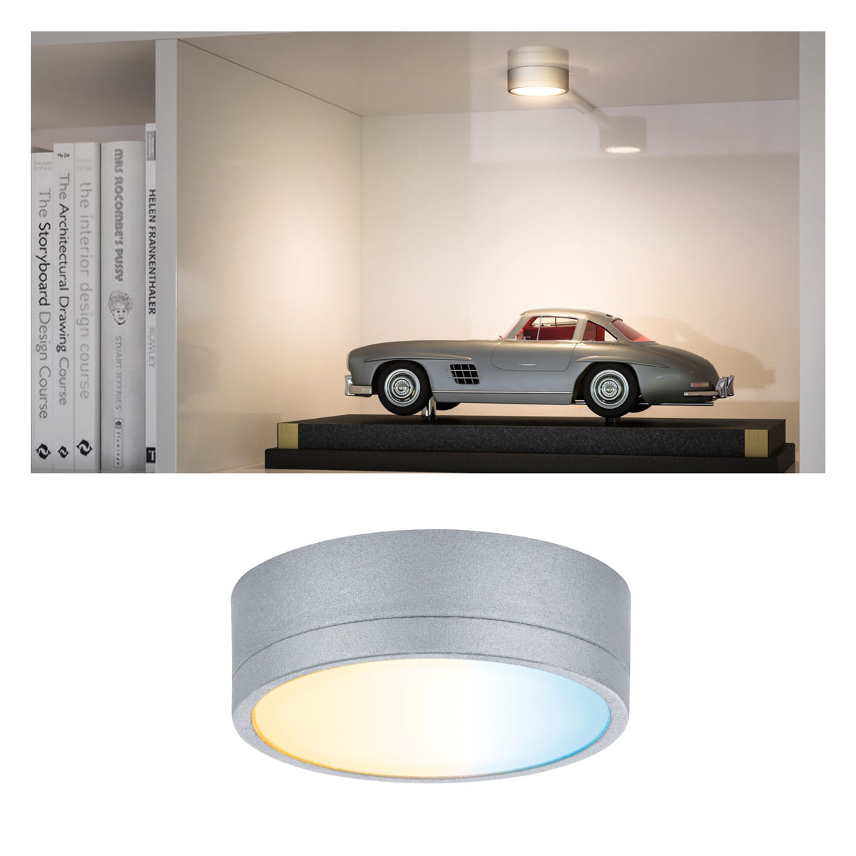 Clever Connect LED Spot Medal Tunable White 2,3W Chrom matt